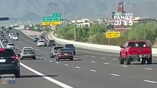 VIDEO DPS Troopers preform PIT maneuver on a truck in Scottsdale [upl. by Bogoch]