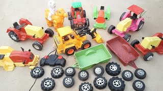 Remote Control Mini Tractor Making at home  Mini tractor video [upl. by Kelda768]