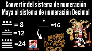 SISTEMA DE NUMERACIÓN VIGESIMAL CONVERCIONES DE NUMEROS MAYAS AL SISTEMA DE NUMERACION DECIMAL [upl. by Hako]