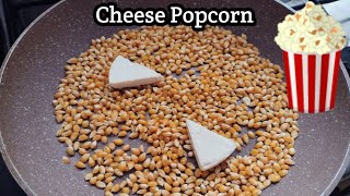 How To Make Cheese Popcorn At HomeCheese Popcorn Recipe  Popcorn Recipe on Stove Popcorn Recipe [upl. by Kiran1]