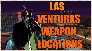 GTA San Andreas Las Venturas Weapon LocationsPart 1 [upl. by Angelita826]