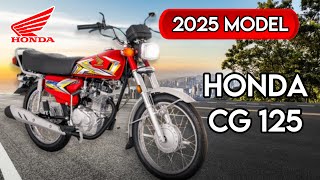 Honda CG 125 2025 Model First Look Review [upl. by Dion]