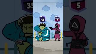 BRAWL STARS CANDY CUT SQUID GAMES RANK UP shorts brawlstars [upl. by Alyakcim]