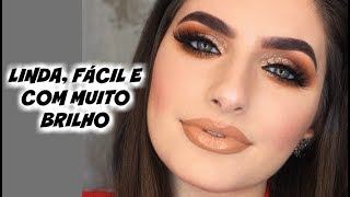 TUTORIAL PARA MADRINHAS SE MAQUIAREM EM CASA  Por Tainara Reis [upl. by Oak]