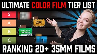 Ranking 35mm Color Films  ULTIMATE Tier List [upl. by Nosnirb]