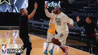 Shootaround w Sam Perkins at NBA AllStar 2023 [upl. by Ecyob]