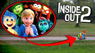 DRONE CATCHES RILEY amp THE EMOTIONS FROM INSIDE OUT 2 IN REAL LIFE [upl. by Mcmullan]