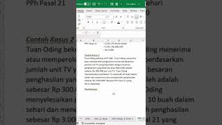 Perhitungan PPh Pasal 21 Pegawai Tidak Tetap Contoh 2 pph21ter pajak pajakpenghasilan [upl. by Hazrit62]