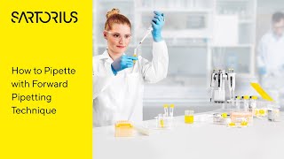 Pipetting with Forward Pipetting Technique [upl. by Aikemehs]