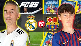 Predicción El Clásico Real Madrid vs FC Barcelona  Cromos LA LIGA vs FC25 [upl. by Barn]