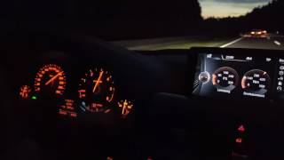 BMW 330D F31 0200 kmh acceleration and Top Speed run [upl. by Atteuqram]