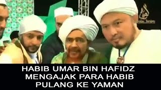 Supaya Para Habib Tidak Ngacau❗Habib Umar Hafidz ajak pulang ke Yaman [upl. by Elatsyrc]