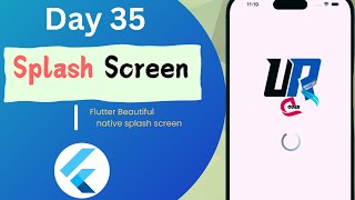 How to make Splash Screen in Flutter  2024 [upl. by Ientirb]