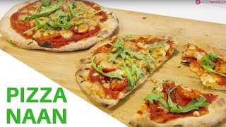 Comment faire des pizzas naan  Recettes faciles [upl. by Cammy]