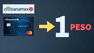 Tarjetas de crédito BANAMEX con 1 peso de Crédito ¿Qué significa [upl. by Seavey]