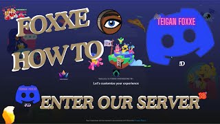 🦊FOXXE HOW TO ENTER THRE DISCORD SERVER VIDEO TUTORIAL  MISS TeiganFoxxe TEIGANFOXXE EVERYWHERE [upl. by Llecrup]