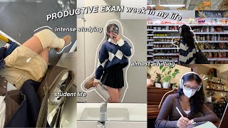 STUDY VLOG  a PRODUCTIVE UNI WEEK in my life studying on campus student meals amp daily life [upl. by Dyob291]