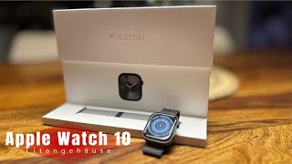 Unboxing  Apple Watch 10 Titangehäuse 46mm  Milanaise Armband [upl. by Burne]