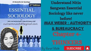 CHAPTER 4Essential Sociology Nitin SangwanMax WeberInterpretative SchoolBueaucracy and Authority [upl. by Sylvanus]