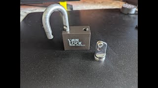 VAN Lock Padlock Picked Open [upl. by Dorrahs]