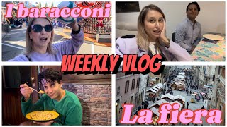 WEEKLY VLOG La fiera in centro [upl. by Airdnola]