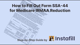 How to Fill Out Form SSA44 for Medicare IRMAA Reduction StepbyStep Guide [upl. by Atikihs]