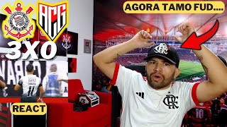 REACT CORINTHIANS 3X0 ATLÉTICOGO ESTREIA DE MEMPHIS DEPAY TA OUTRO TIME  BRASILEIRÃO 2024 [upl. by Anerb]