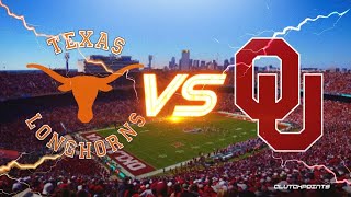 NCAA FB Texas Longhorns Vs Oklahoma Sooners  Live PlayByPlay amp Reactions [upl. by Burris829]