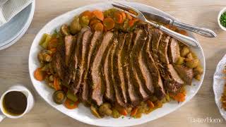 How to Make the Best Jewish Brisket [upl. by Nerradal]