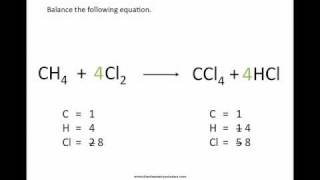 Balancing Chemical Equations  Chemistry Tutorial [upl. by Eniamrehc]