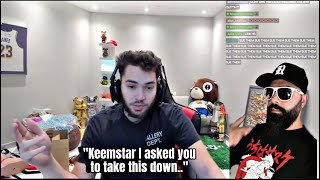 Adin Ross CALLS OUT Keemstar For Being Fake SERIOUS [upl. by Glassman]