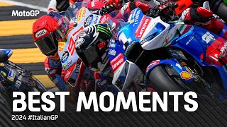 Best MotoGP™ Moments 🔥  2024 ItalianGP [upl. by Bearnard]