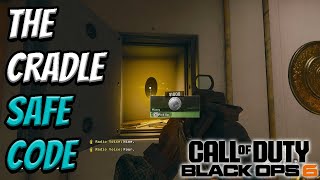 The Cradle Safe Location amp Radio Code Solution  Call of Duty Black Ops 6 [upl. by Iniretake]