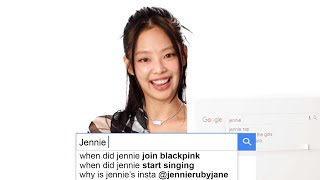 JENNIE Answers The Webs Most Searched Questions  WIRED [upl. by Kinelski]