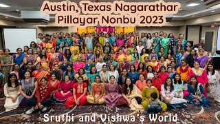 Texas Pillayar Nonbu Vlog 2023 Austinநகரத்தார் பிள்ளையார் நோன்புChettinad Pillayar Nombu [upl. by Sucrad]