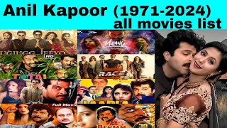 Anil Kapoor 19712024 All movie list Anil Kapoor ki sabhi filmo k naam [upl. by Vocaay]