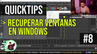 CGAQuickTips 08 quotRecuperar Ventanas Flotantes en Windowsotros softsquot [upl. by Onailimixam]