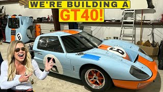 Superformance GT40 Build  First Look [upl. by Asyram]