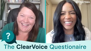 Rachel Synegal takes the ClearVoice Questionnaire [upl. by Chip]