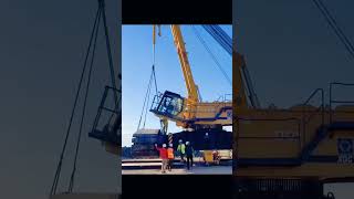 Xcmg crawler crane 800 ton full crawler fitting 24 July 2024 [upl. by Rramed]