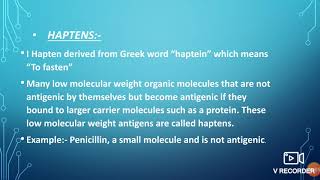 Haptens and adjuvant in urdu full explanation [upl. by Thar779]