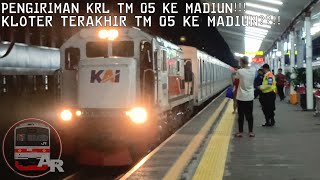 KLOTER TERAKHIR TM 05 KE MADIUN  PENGIRIMAN KRL TM 05 KE MADIUN [upl. by Val]