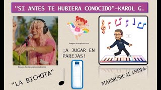 MUSICOGRAMA SI ANTES TE HUBIERA CONOCIDOKAROL G [upl. by Niras471]