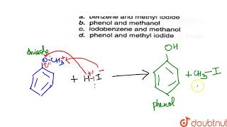 Anisole on reaction with HI forms [upl. by Nniw]