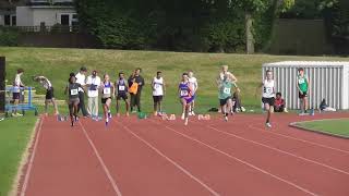 100m race 4 Tonbridge AC Evening Open Meeting 6th August 2024 [upl. by Atsyrt]