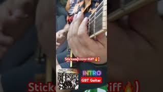 Sticken IntroRiff Cover🤘 guitar เพลงcoverเพราะๆ guitarcover metalguitarcover disturbed [upl. by Cappello]