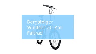 🏡 Bergsteiger Windsor 20 Zoll Faltrad – Shimano 6 GangSchaltung Klapprad [upl. by Fitzsimmons545]