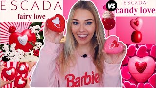 NEW ESCADA FAIRY LOVE ❤️ PERFUME REVIEW VS ESCADA CANDY LOVE 💗  Soki London [upl. by Giverin]