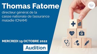 Budget de la sécurité sociale  audition de Thomas Fatôme directeur général de l’assurance maladie [upl. by Yhtomit958]