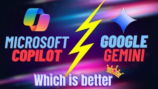 Google Gemini AI vs Microsoft Copilot Which one is better gemini copilot [upl. by Geneva]